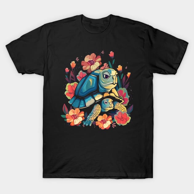 Tortoise Mothers Day T-Shirt by JH Mart